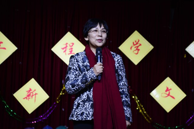 山董事长讲话 李博一摄影