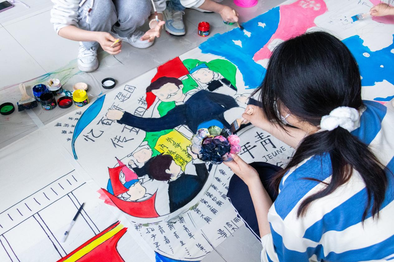 2023.5.4大地彩绘 彩绘现场 刘秩伯摄 青岛校区9