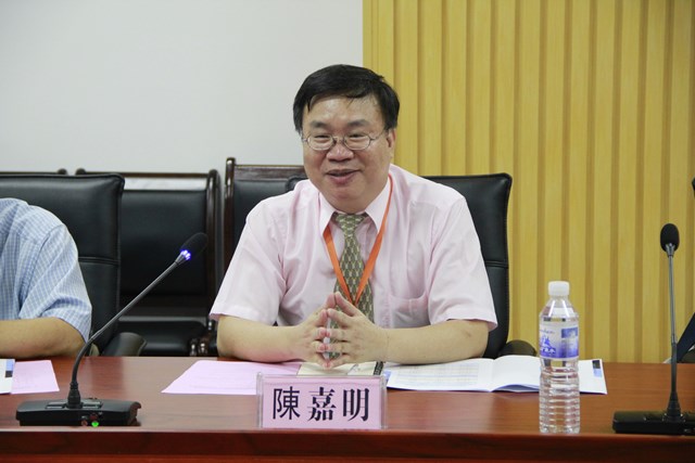 台湾大同大学教授陈嘉明致辞 孙运景摄影 台湾大同大学教授陈嘉明致辞 孙运景摄影