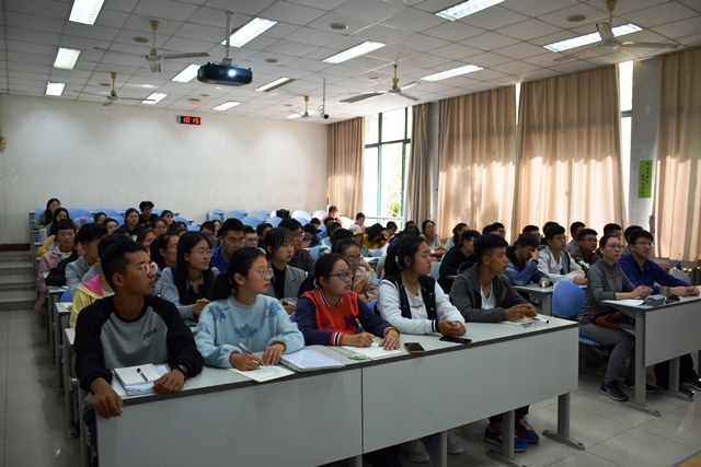 员工们认真听课 宋雨柔摄影